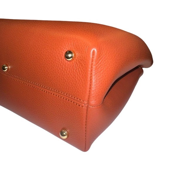 Polene Terracotta Leather Satchel - Picture 10 of 14